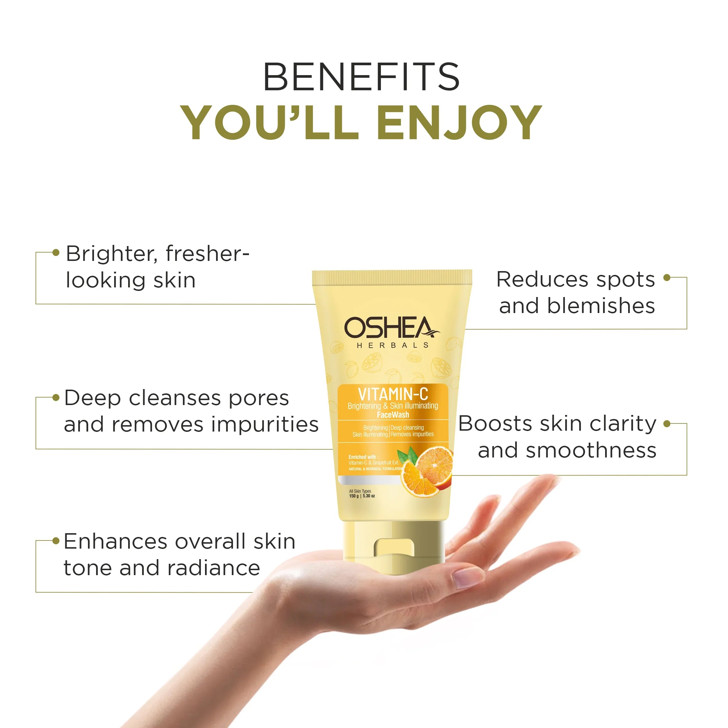 Vitamin C Brightening & Skin Illuminating Facewash