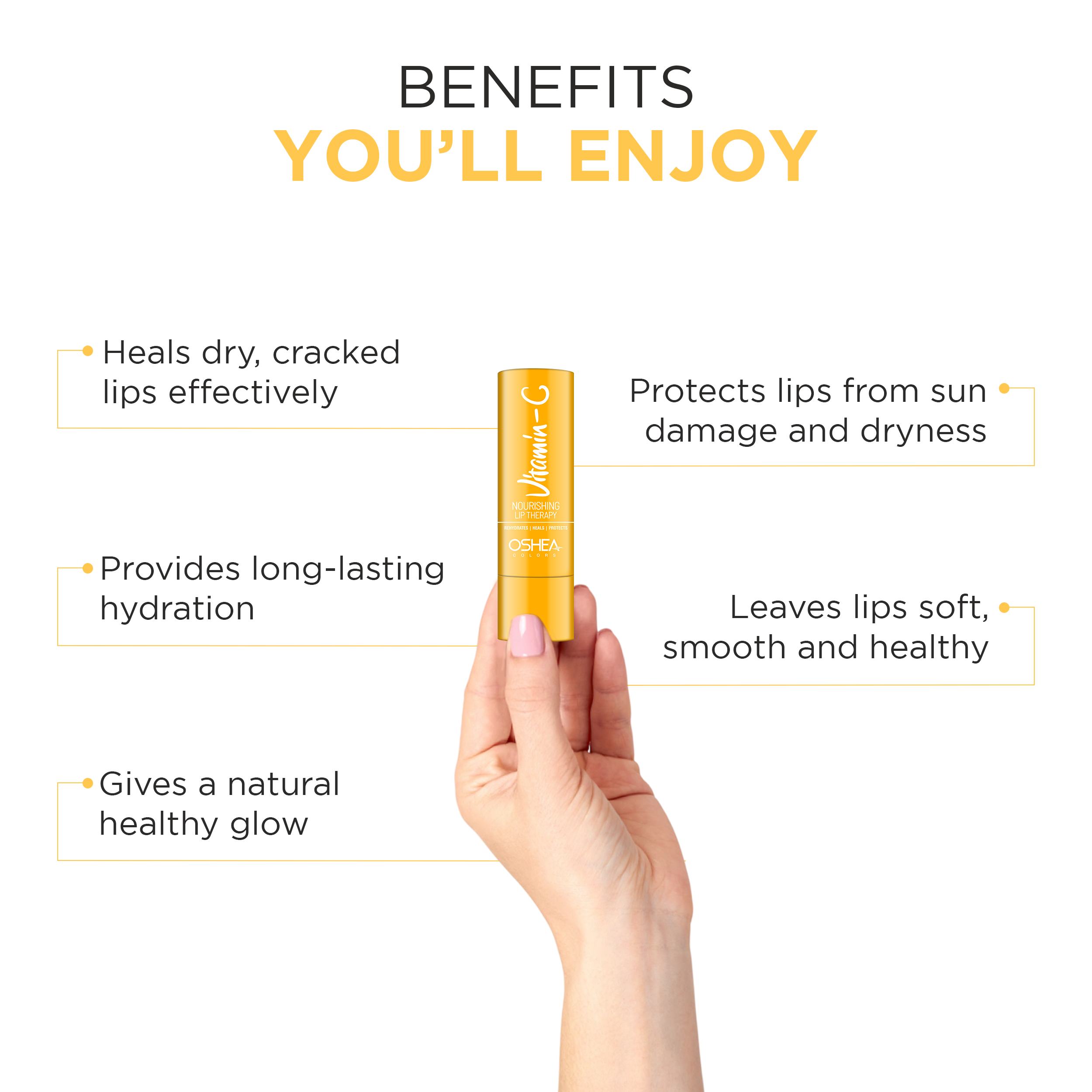 what does vitamin c do for lips Vitamin C + Collagen Lip Balm main image 0