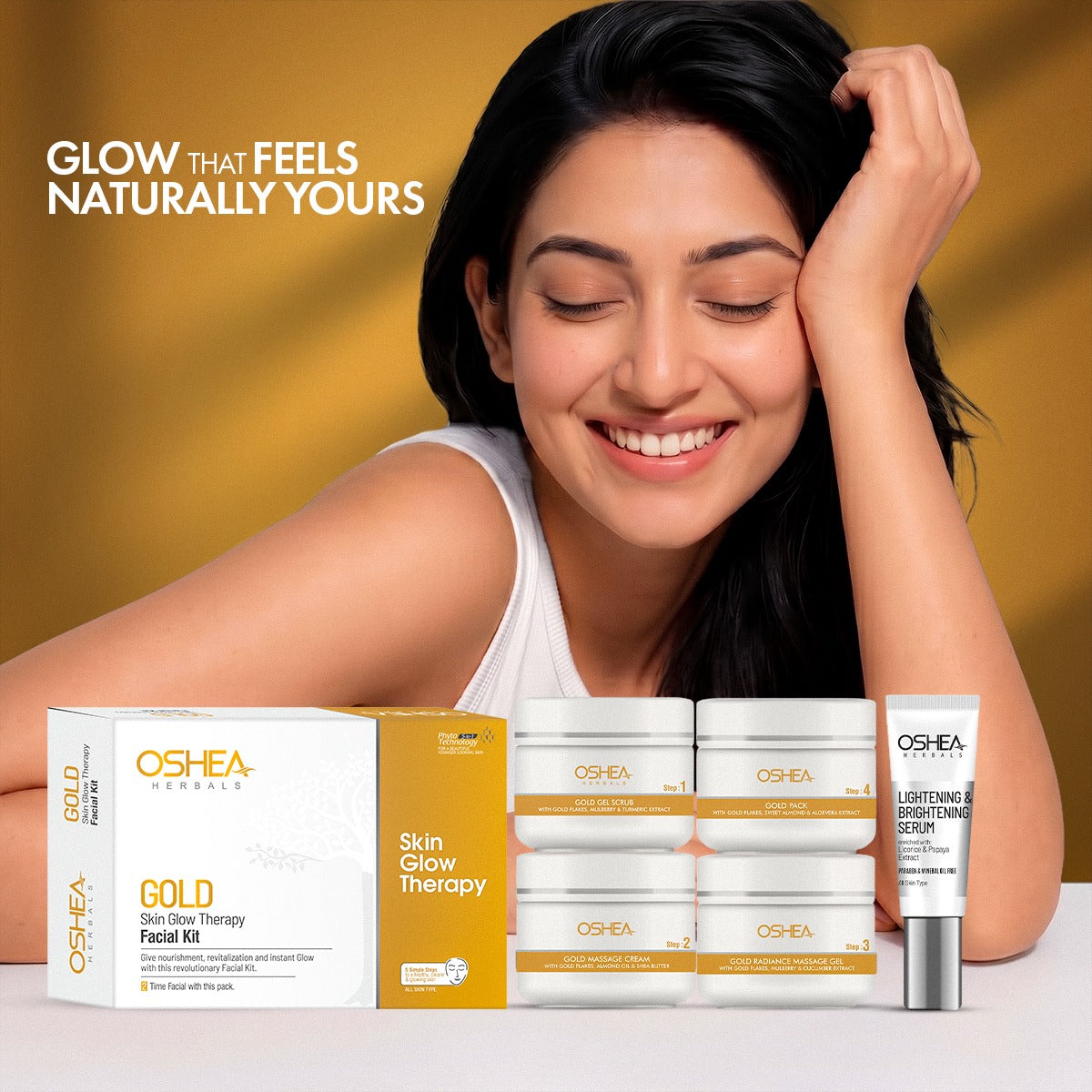 Gold Rejuvenating Facial Kit - Oshea Herbals