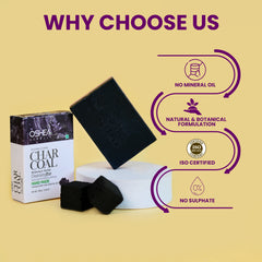 Why Choose Us Charcoal Cleansing Bar Oshea Herbals