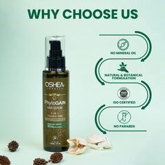 Why Choose Us Phytogain Hair Serum 7-in-1 Smooth Shine Oshea Herbals