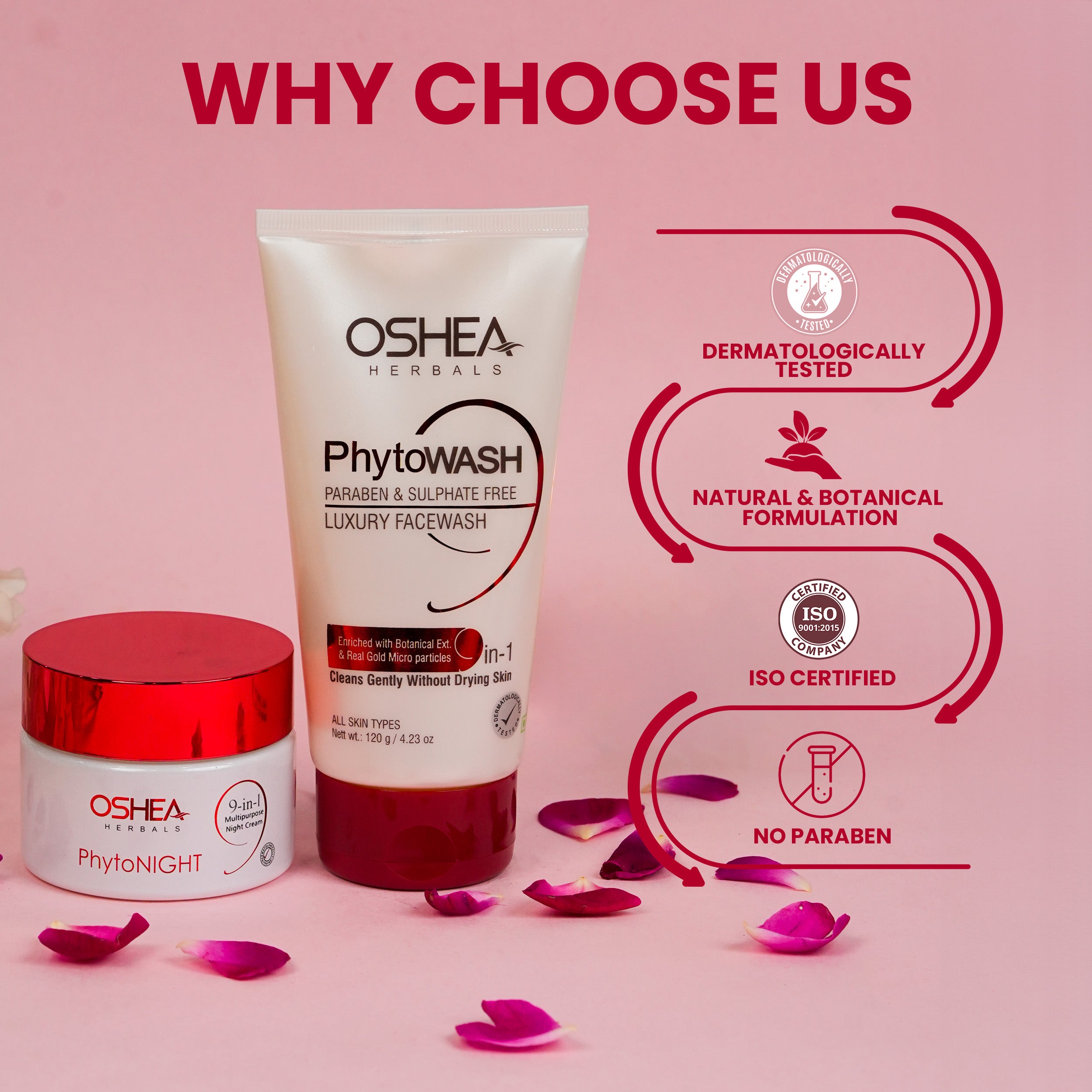 Phytonight Night Cream +Phytowash Luxury Facewash Combo
