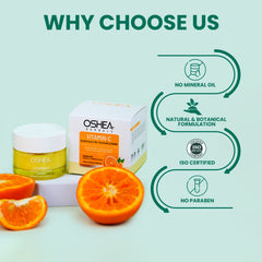 Why Choose Us Vitamin C brightening and skin illuminating Cream Oshea Herbals