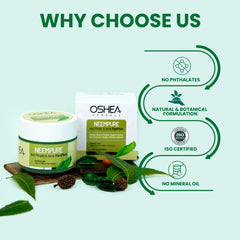 Why choose us NeemPure Anti Pimple Acne Facepack Jar Oshea Herbals