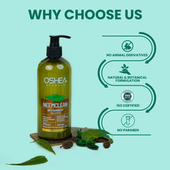  Why choose us Neemclean Anti dandruff Shampoo Oshea Herbals