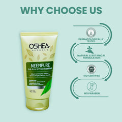 Why choose us Neempure Anti Acne Pimple Face wash Oshea Herbals