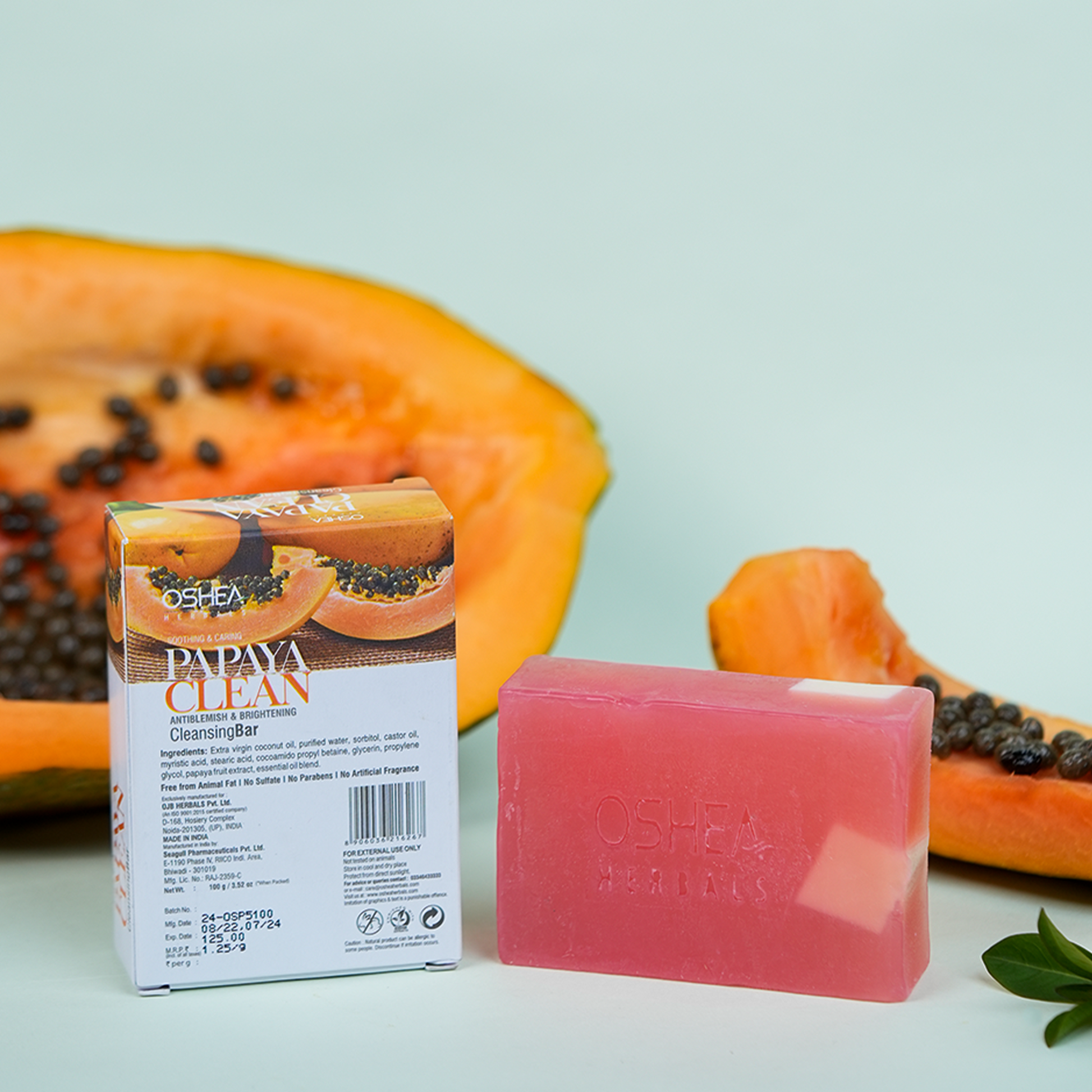 back Papayaclean Cleansing Bar Oshea Herbals