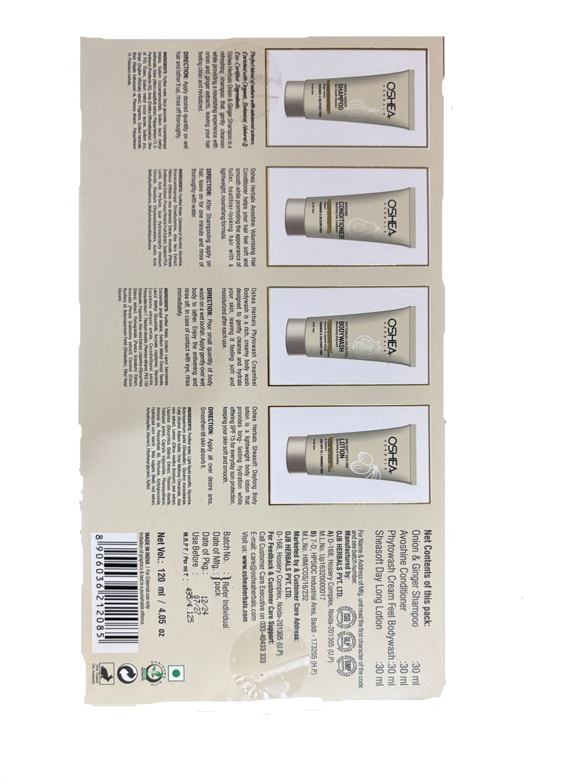 Luxurious Experience Bath & Body Care Kit