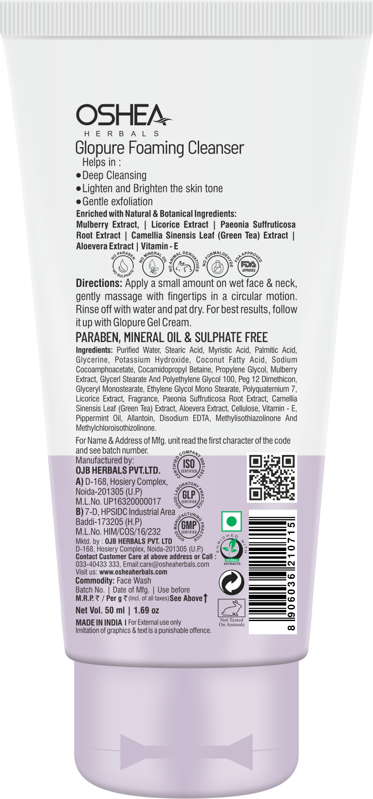 Glopure Lightening and Brightening Foaming Cleanser