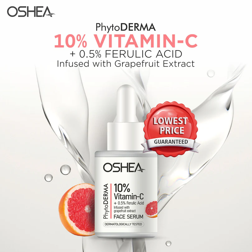 Vitamin C Face Serum with Ferulic Acid Infused with Grapefruit