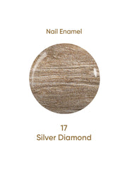 Nail Enamel 17 Silver Diamond