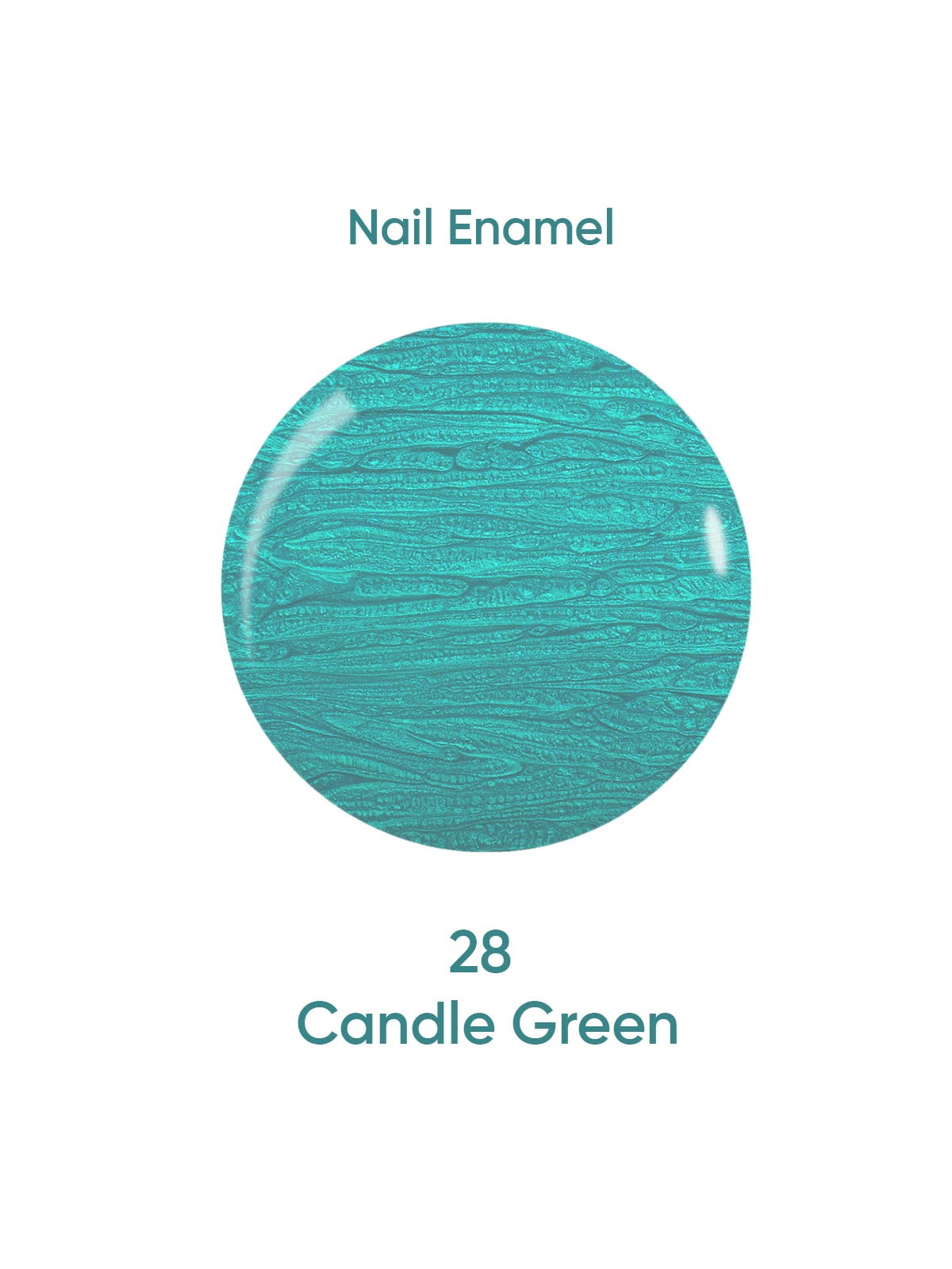 Nail Enamel 28 Candle Green