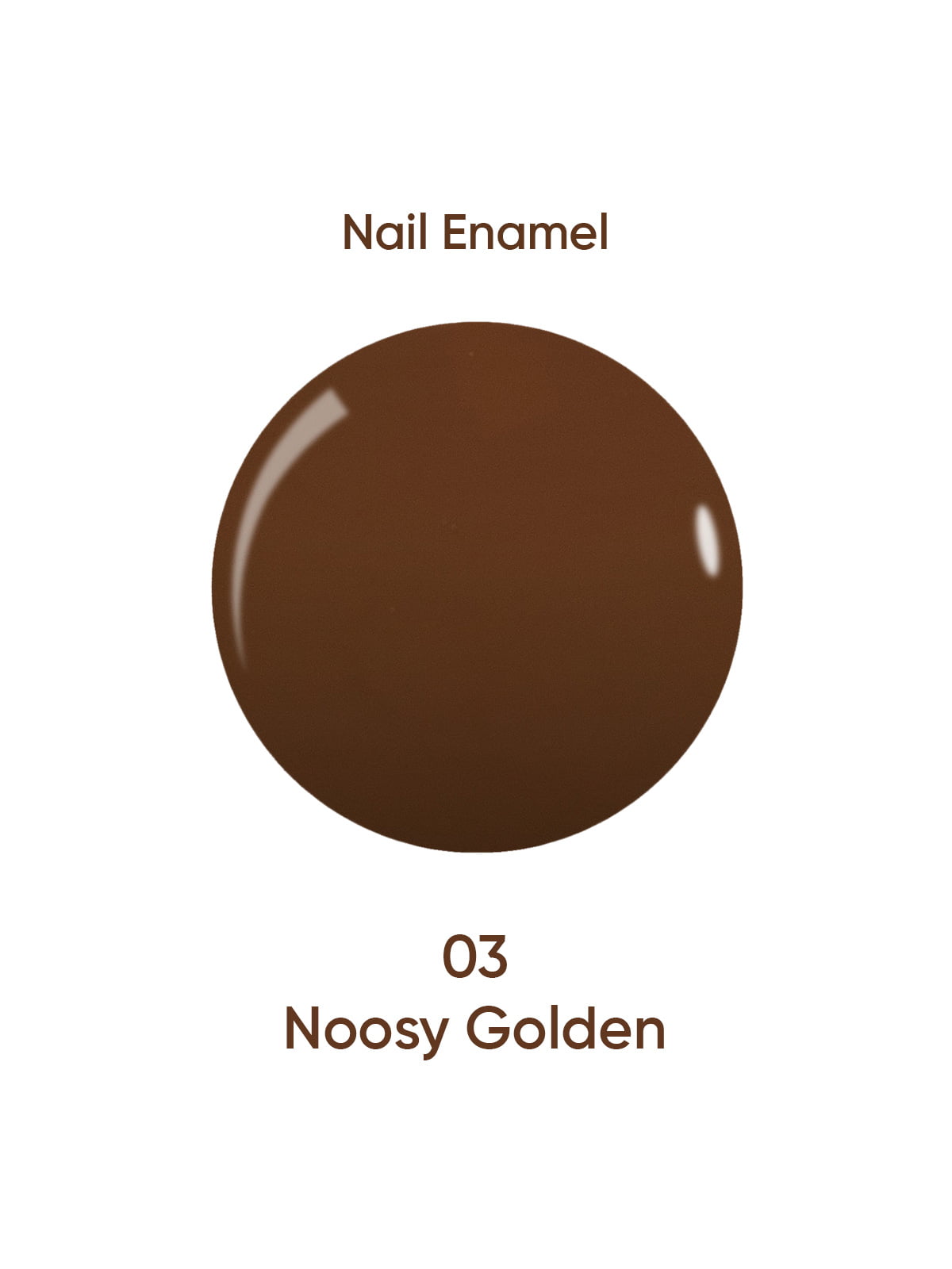 Nail Enamel 03 Noosy Golden