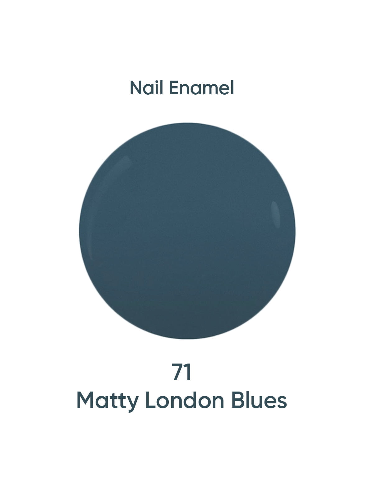 Nail Enamel Matty- London Blues - 73