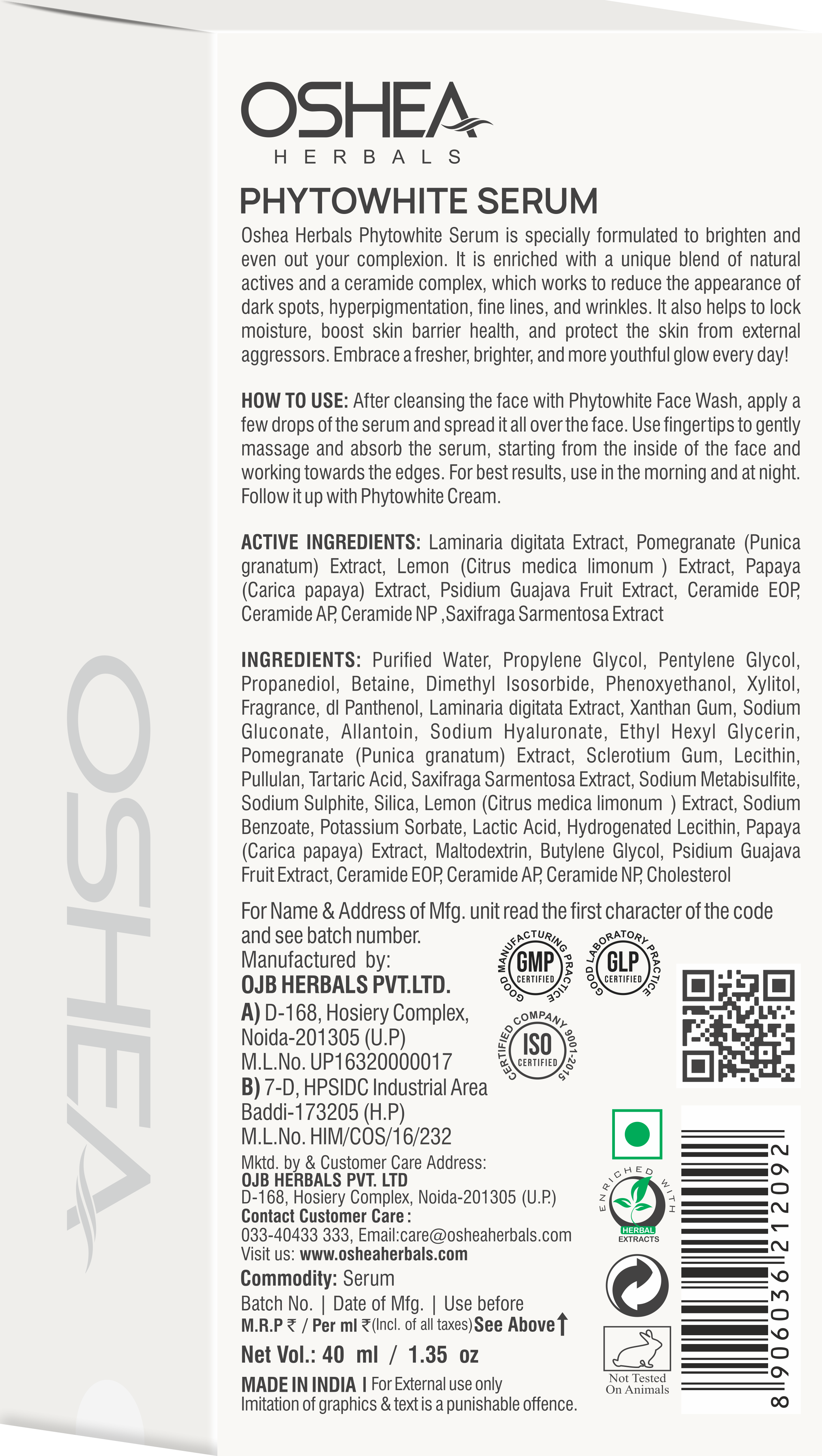 PhytoWhite Brightening & Lightening Whitening Boost Serum