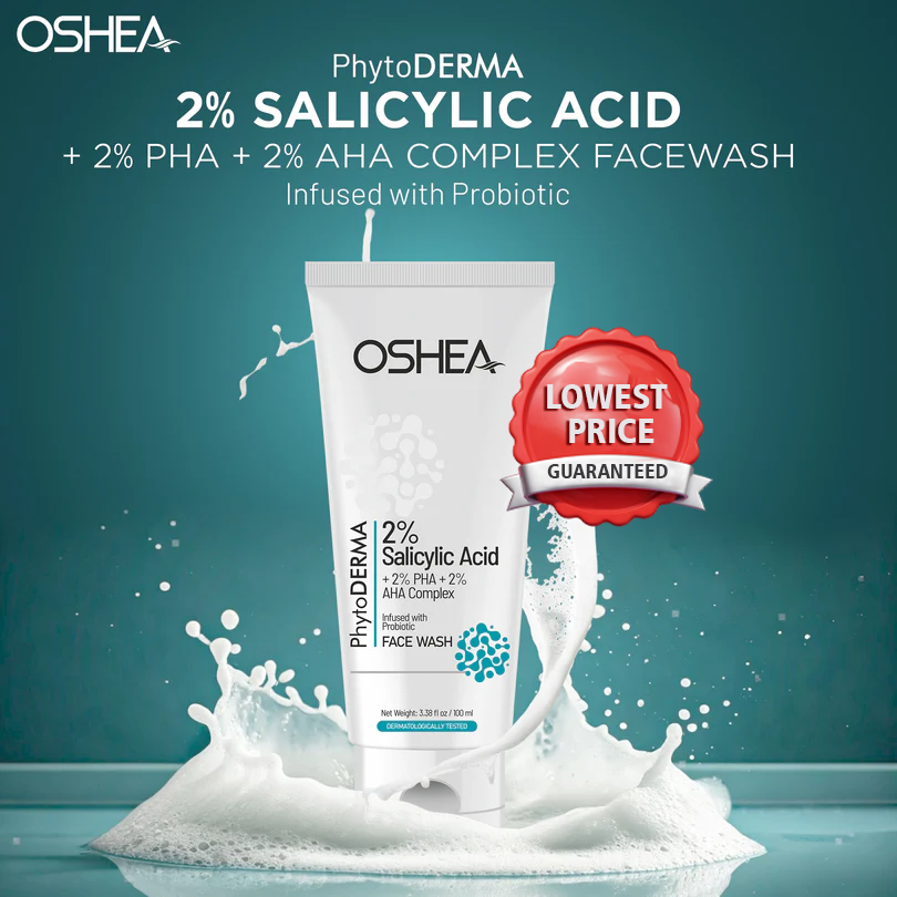 Facewash for Oily Skin with Salicylic Acid and PHA AHA Complex Infused with Probiotic