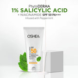 PhytoDERMA 1% Salicylic Acid SPF-50 PA+++ Sunscreen Gel