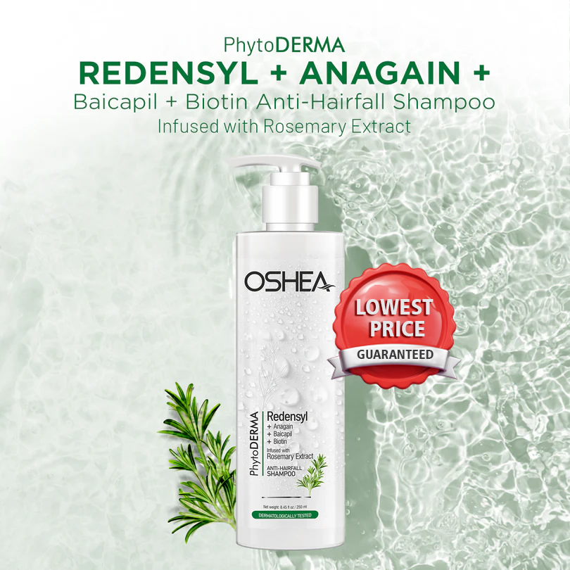 Anti Hair Fall Shampoo with Redensyl and Rosemary - Oshea Herbals