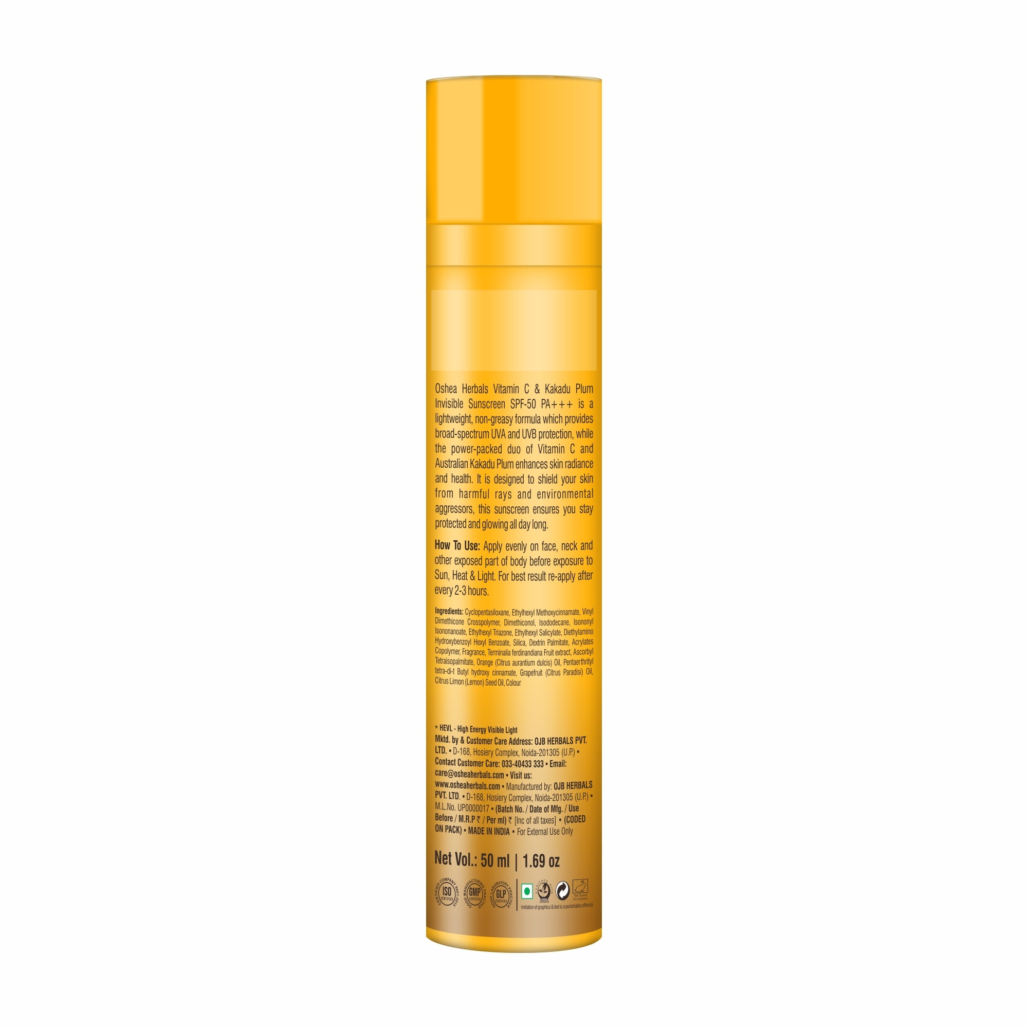 Vitamin-C & Kakadu Plum Invisible Sunscreen SPF 50 PA+++